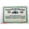 Image 3 : North Carolina Special Tax Bond, 1887 Bond Quintet.