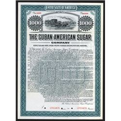 Cuban-American Sugar Co., Specimen Bond.