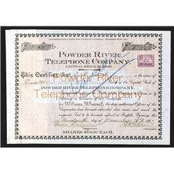 Powder River Telephone Co. 1901.