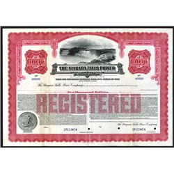 Niagara Falls Power Co., Specimen Bond.