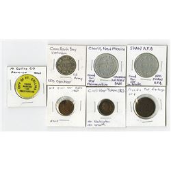 Civil War, Military Post token group.