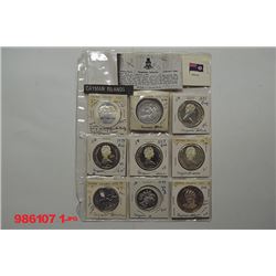Album of "C" Countries. Cambodia; Cayenne (French Guiana); Cayman Islands Coin Assortment.