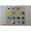 Image 2 : Two early silver 1/8 (2), 1/2 and 1 Bhat issues, plus many post 1946 coins.