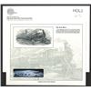 Image 1 : Souvenir Card. Hologram with steam train. 1993.