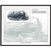 Image 1 : Souvenir Card. Hologram with steam train. 1993.