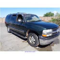 2001 - CHEVROLET SUBURBAN
