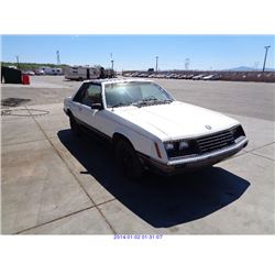 1982 - FORD MUSTANG