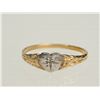 Image 1 : 10KT GOLD DIAMOND BABY RING.