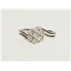 Image 1 : STERLING SILVER '7 DIAMOND' RING. REPLACEMENT VALUE: $420.00