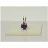 Image 1 : STERLING SILVER AMETHYST PENDANT