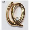 Image 2 : 10KT GOLD DIAMOND PENDANT 0.6G