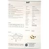 Image 2 : 14KT GOLD SAPPHIRE 5.6CT AND DIAMOND 0.17CT EARRINGS. REPLACEMENT VALUE: $3241.00