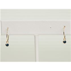 14KT GOLD DIAMOND 0.22CT EARRINGS. REPLACEMENT VALUE: $590.00