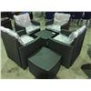 Image 2 : 6 PIECE PATIO LOUNGE SET - 4 CHAIRS  WITH CUSHIONS &  2 SIDE TABLES