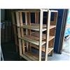 Image 1 : GROUP OF 3 APPROX 4 FOOT TALL PINE SHELF UNITS