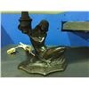 Image 2 : VINTAGE FIGURAL LADY BRONZE  BASE TABLE LAMP