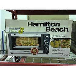 HAMILTON BEACH TOASTER OVEN 6 SLICE CAPACITY