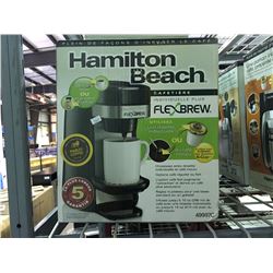 HAMILTON BEACH FLEX BREW SINGLE SERVE COFFEE MAKER