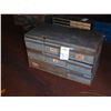 Image 1 : 10 DRAWER METAL TABLE CABINET Dimensions 34" x 17" x 20"