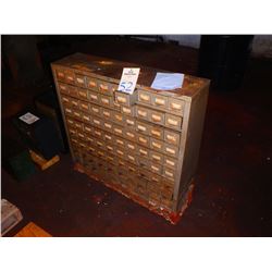 100-DRAWER SMALL STEEL ORGANIZER CABINET