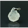 Image 3 : Small Icy Hardstone Carved Pendant