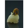 Image 5 : 2 Pc Han Style Jade Carved Bird