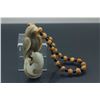 Image 1 : Chinese Two Celadon Jade Carved Bird & Fish