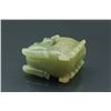 Image 5 : Chinese Fine Green Jade Vase With /Ram