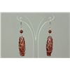 Image 1 : Chinese Red Agate Earrings