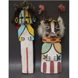 TWO HOPI FLAT DOLLS