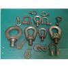 Image 1 : Lot of Eyebolts, Shackles, and Hooks