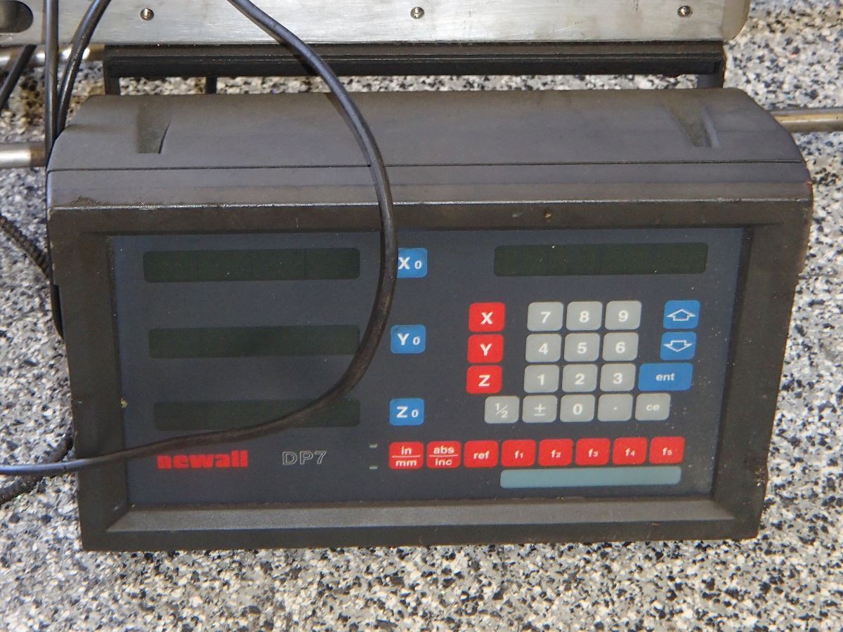 Newall Digital Readout Unit With X,Y,Z Scales - BTM Industrial