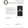 Image 3 : 14KT White Gold 0.96 ctw Diamond Pendant With Chain