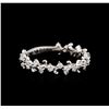 Image 1 : 18KT White Gold 0.52 ctw Diamond Ring