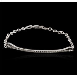 14KT White Gold 0.26 ctw Diamond Bracelet