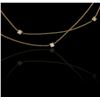Image 1 : 14KT Yellow Gold 0.30 ctw Diamond Necklace