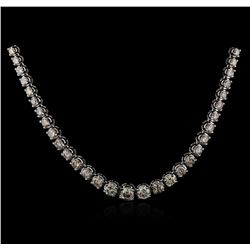14KT White Gold 11.55 ctw Diamond Necklace