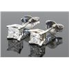 Image 5 : 0.50 ctw Diamond Earrings - 14KT White Gold