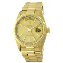 Rolex 18KT Yellow Gold President DayDate Men's Watch