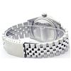 Image 6 : Rolex Stainless Steel Diamond and Sapphire DateJust Men's Watch