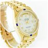 Image 2 : Rolex President 18KT Gold 1.00 ctw Diamond And Sapphire Men's Watch
