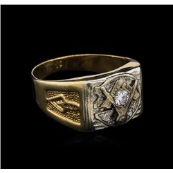 0.35 ctw Diamond Ring - 14KT Yellow Gold