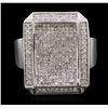 Image 2 : 14KT White Gold 1.81 ctw Diamond Ring