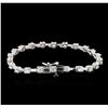 Image 2 : 14KT White Gold 2.17 ctw Diamond Bracelet