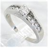 Image 4 : 0.90 ctw Diamond Ring - Platinum