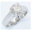 Image 8 : GIA Certified 1.41 ctw Diamond Ring - Platinum