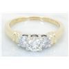 Image 1 : 1.07 ctw Diamond Ring - 14KT Yellow Gold