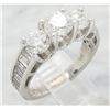 Image 2 : 3.00 ctw Diamond Ring - 14KT White Gold