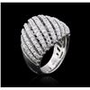 Image 3 : 14KT White Gold 2.10 ctw Diamond Ring