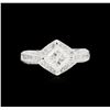 Image 2 : EGL USA Cert 1.92 ctw Diamond Ring - 18KT White Gold